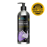 500mL aluminum bottle of Lavender Natural Hand Soap with Eco-Friendly Product of the Year Award